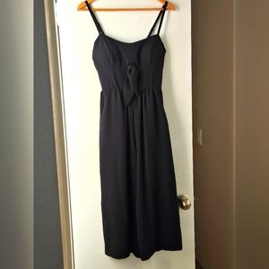 Cropped wide leg Sleeveless jumpsuit